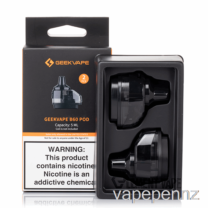 Geek Vape B60 Aegis Boost 2 Replacement Pods 5mL B60 Aegis Boost 2 Pods VAPE NZ